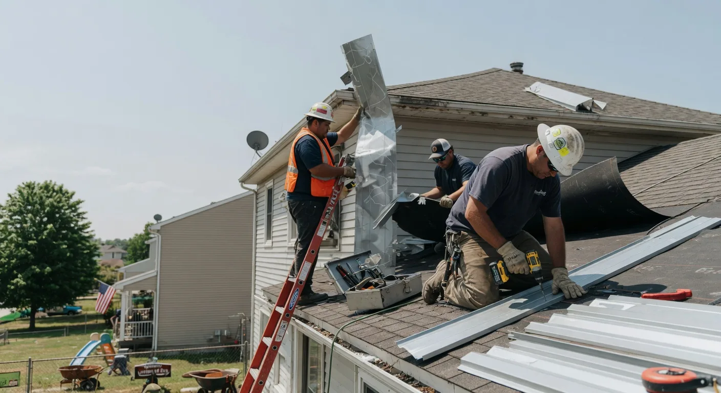 Metal Roof Repair in Young America, MN
